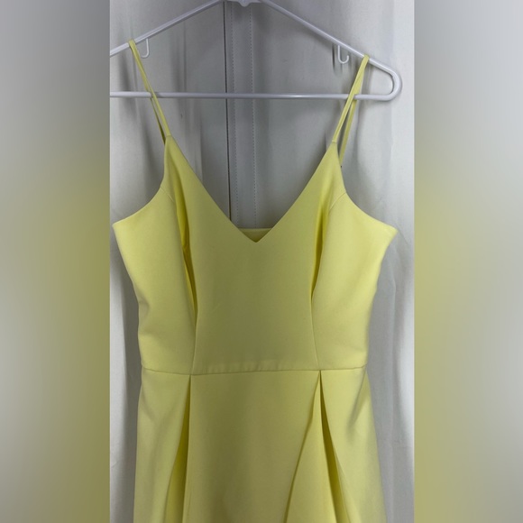 GB light yellow women’s mini dress sleeveless - Picture 7 of 14